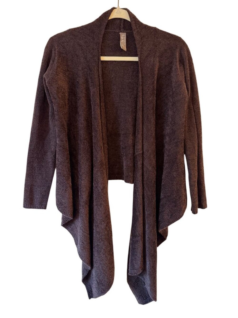 Barefoot Dreams Brown S/M CozyChic Lite Wrap Cardigan